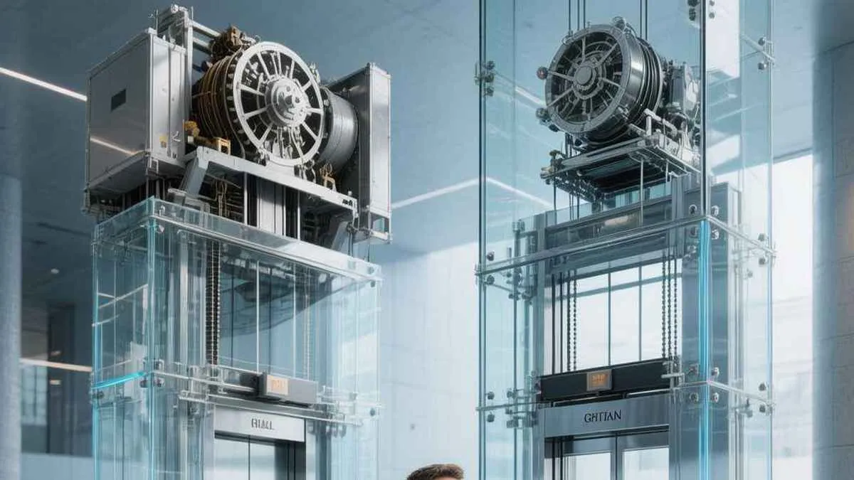 آسانسور بدون موتورخانه MRL